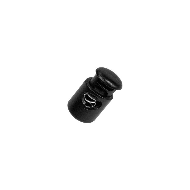 Plastic string stopper 4/5 mm (305-3005) single kornel black 100 pcs