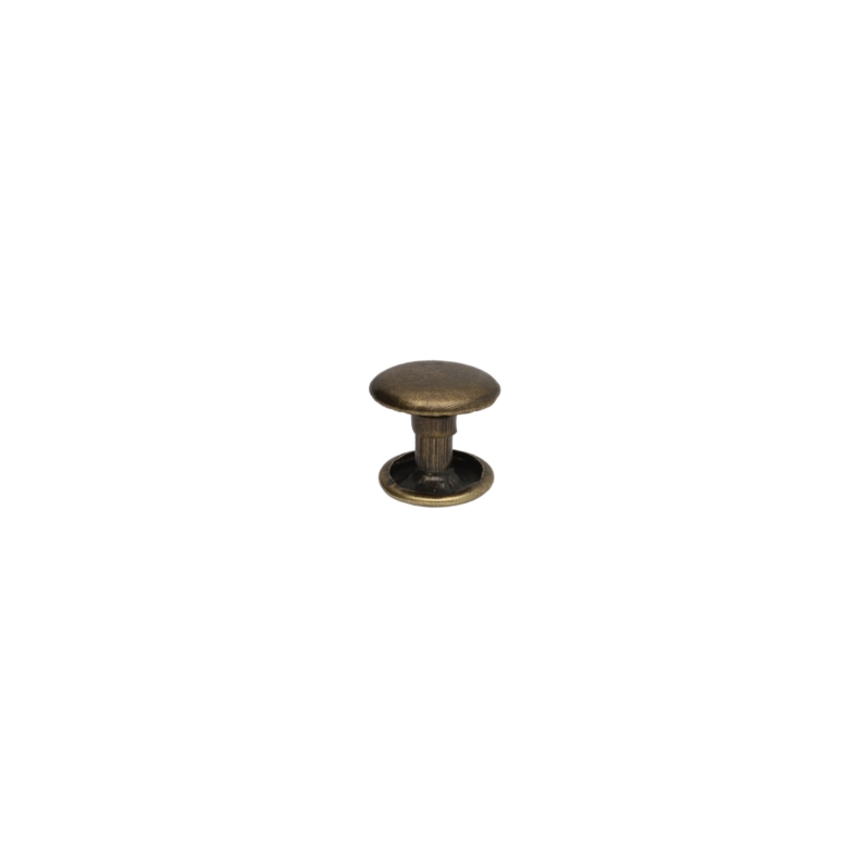 METAL   RIVET TWO-SIDED LUX 10/3/9 MM OLD GOLD