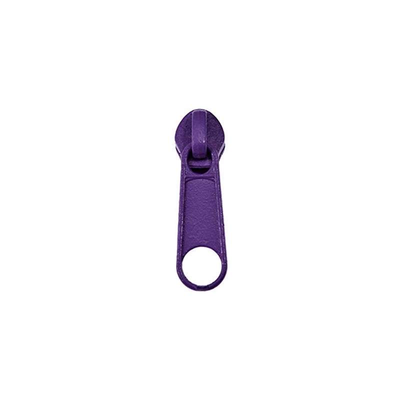 SLIDER FOR NYLON ZIPPER TAPES 5 NON LOCK VIOLET 100/500 PCS