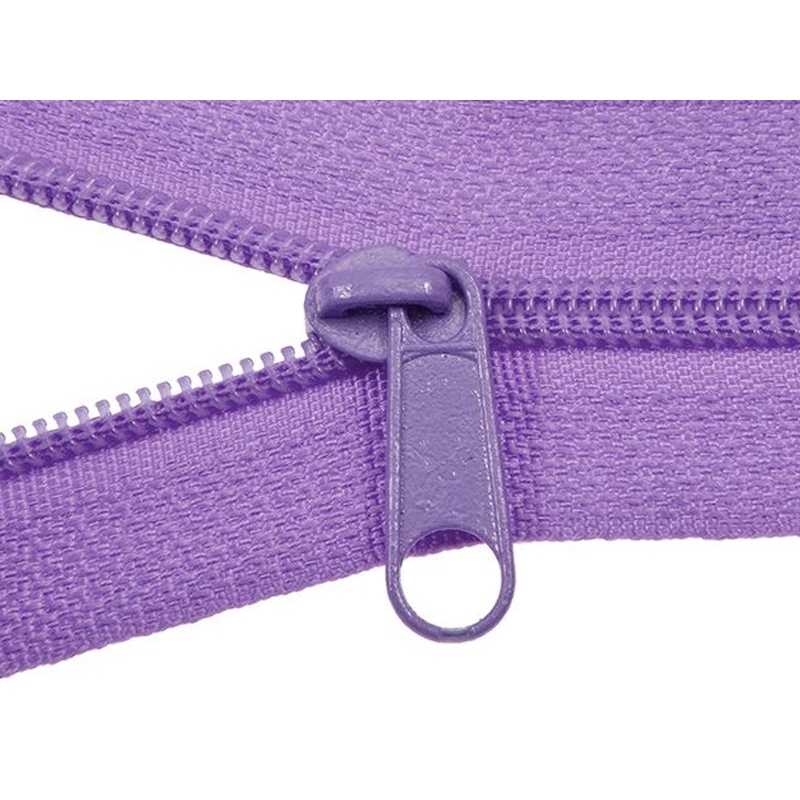 SLIDER FOR NYLON ZIPPER TAPES 5 NON LOCK VIOLET 500 PCS