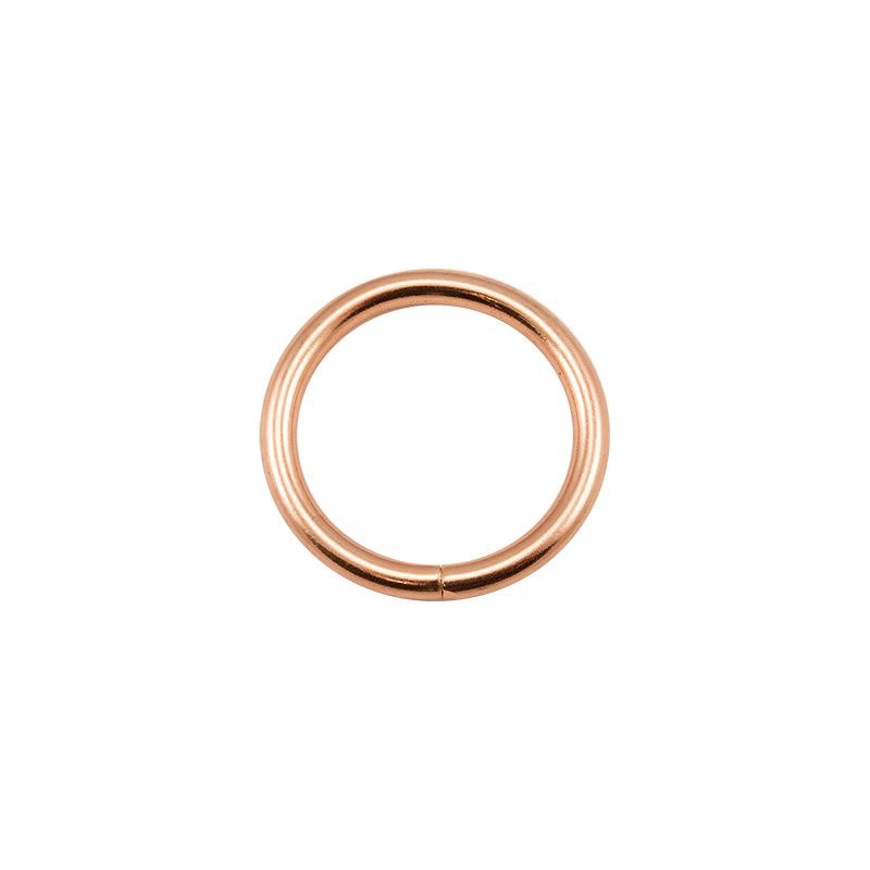 METAL  RING 30/4    MM&nbspLIGHT GOLD WIRE 100  PCS