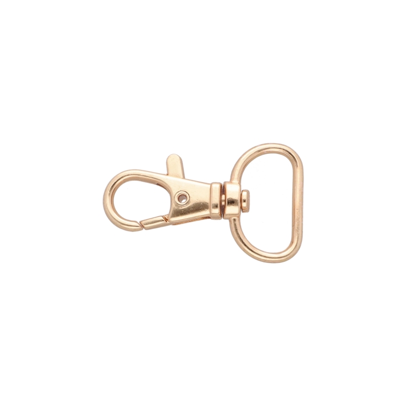 METAL  SNAP HOOK 20 MM GOLD 100 PCS