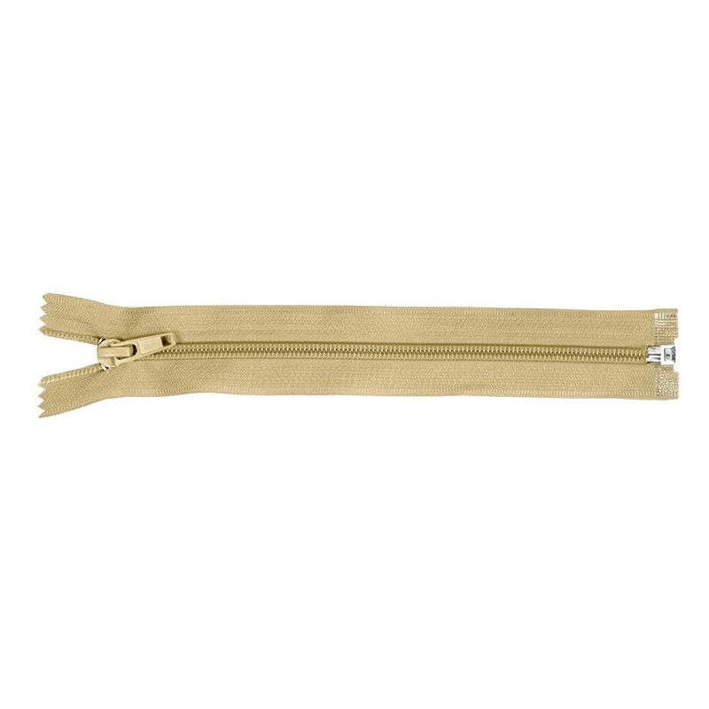 SPIRALREIßVERSCHLUSS 5 AUTO LOCK  TEILBAR 70 CM (010)  HELLBEIGE