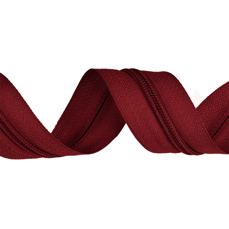 NYLON ZIPPER TAPE WITH CORD 3 (273) MAROON 200  MB