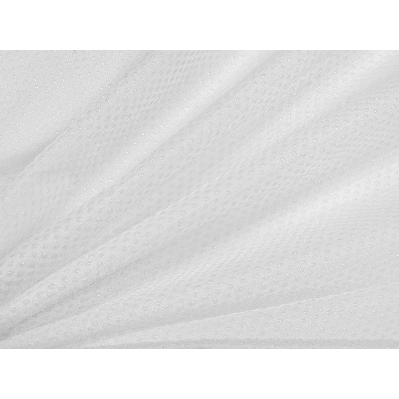 ANTI-SLIP POLYESTER FABRIC 420D PU COVERED WHITE501 145 CM 200 MB