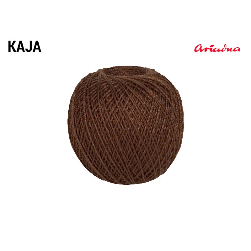 COTTON YARN KAJA 15 BROWN (0320) 30G