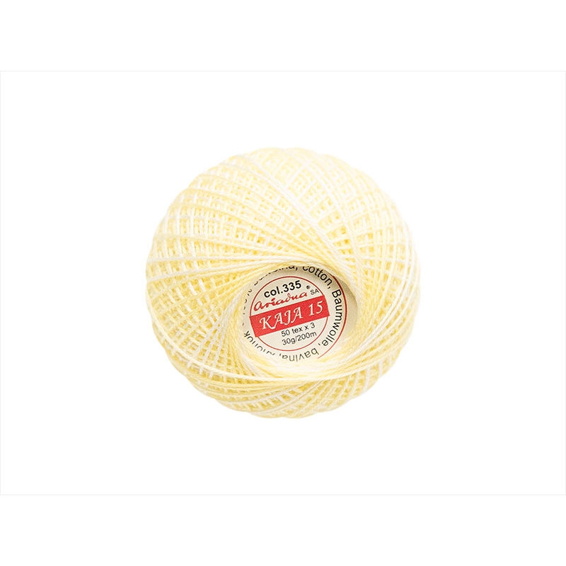 COTTON YARN KAJA 15 YELLOW OMBRE (0335) 30G