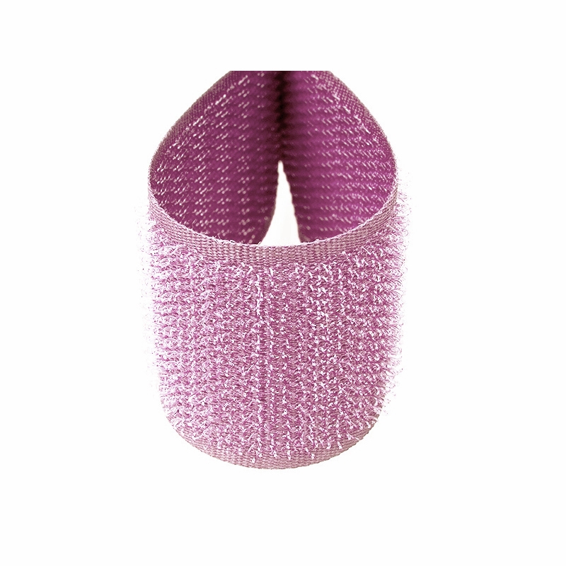 Hook and loop tape  violet 244 polyester/nylon hook 25 mb