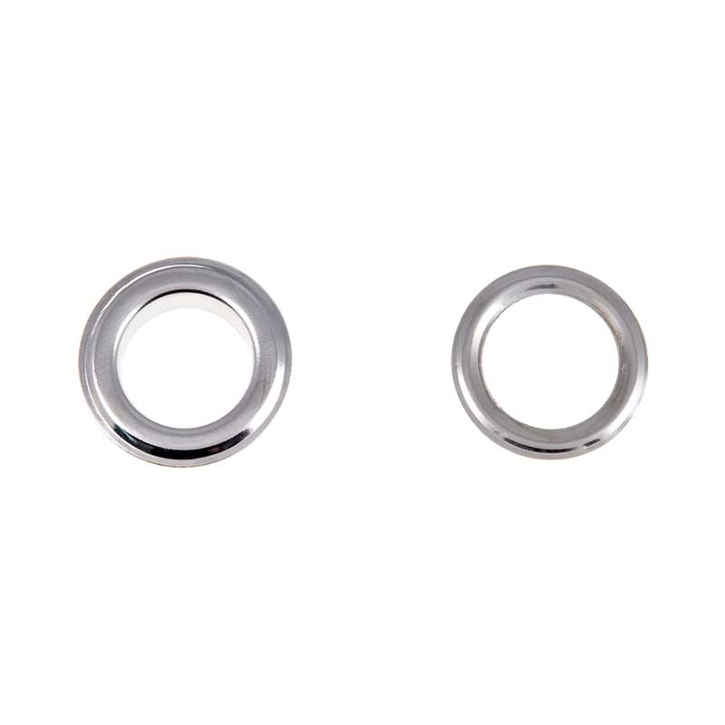 METAL  EYELET WITH GROMMET 12/20,5/5,7 MM NICKEL 1000 PCS