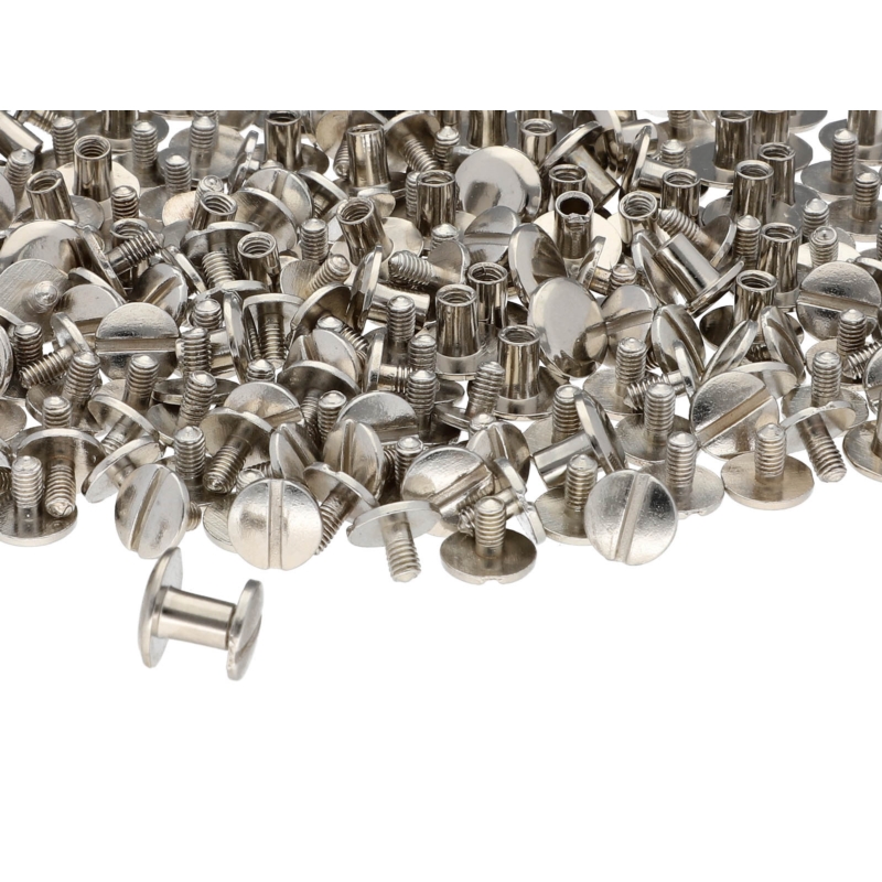 CHICAGO RIVET SCREW 10/4/5-7 MM  NICKEL 10/200 PCS