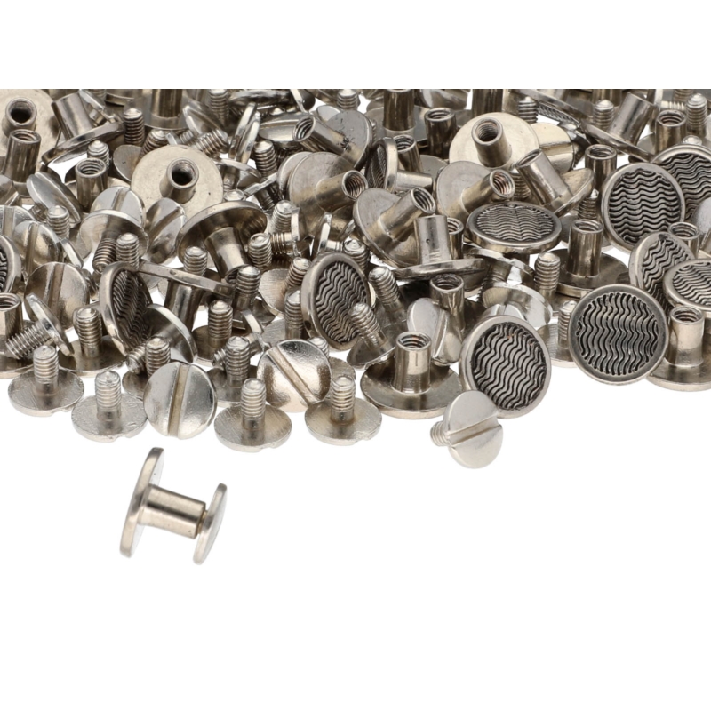 CHICAGO RIVET SCREW 12/4/6-7 MM   NICKEL