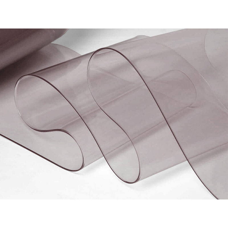 TRANSPARENT (BROWN)  PCV FILM 0,5 MM