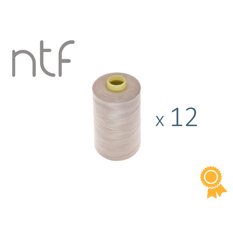 POLYESTER THREADS NTF 40/2 ECRU A862 1000 M x 12 PCS.