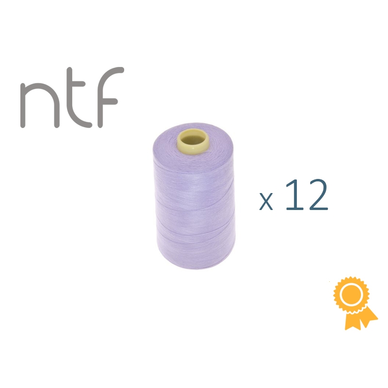 POLYESTER THREADS NTF 40/2 MAUVE  A659 1000 M x 12 PCS.