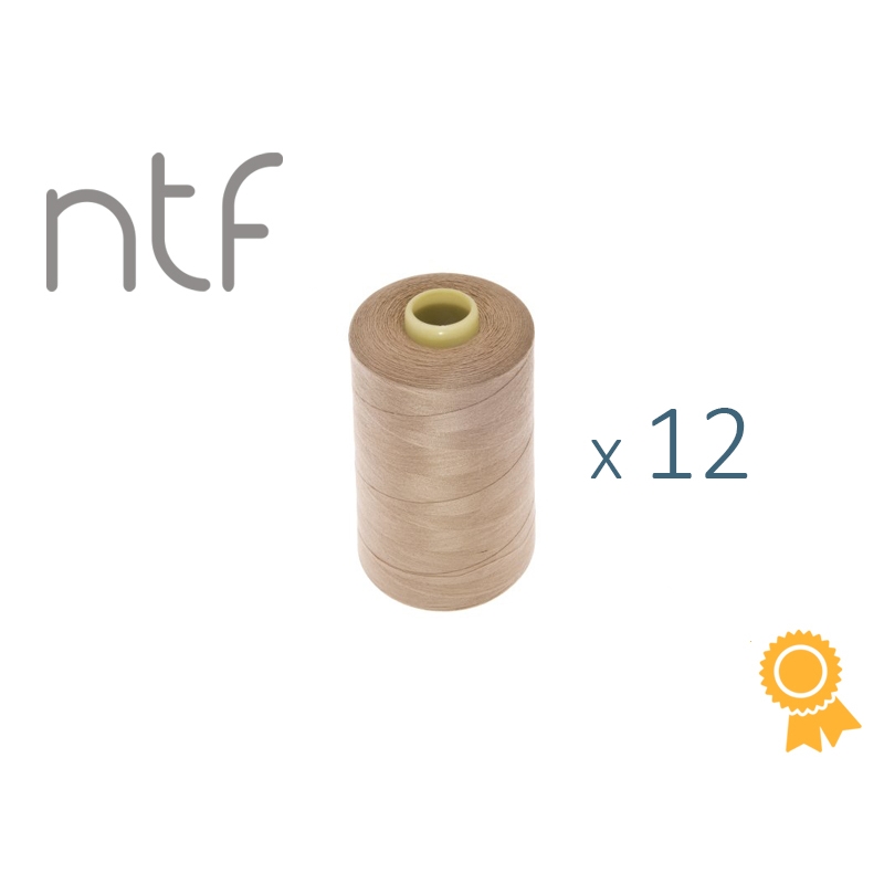 POLYESTER THREADS NTF 40/2 SAND  A872 1000 M x 12 PCS.