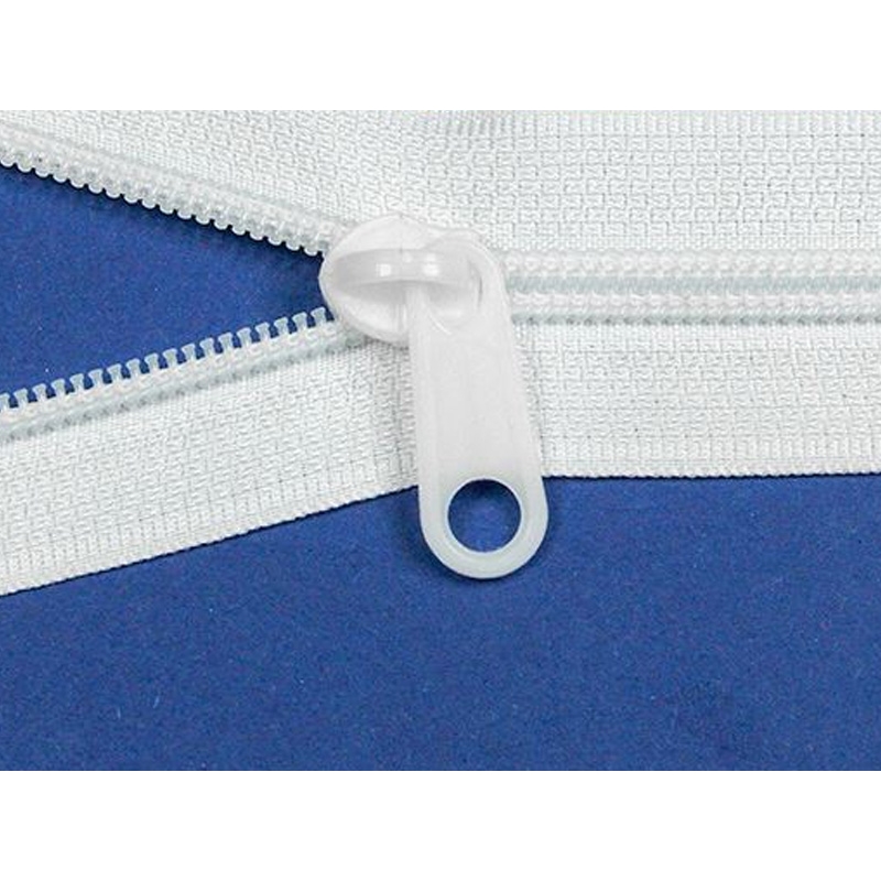 PLASTICS SLIDER FOR NYLON ZIPPER TAPES 5 NON LOCK  WHITE