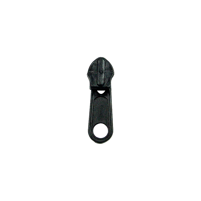 PLASTICS SLIDER FOR NYLON ZIPPER TAPES 5 NON LOCK BLACK 500 PCS