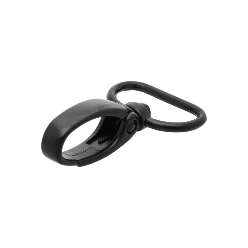 METAL SNAP   HOOK&nbsp20 MM  MATT    BLACK 100    PCS