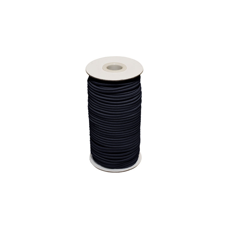 Elastic cord 2 mm navy blue 919 polyester 50 mb