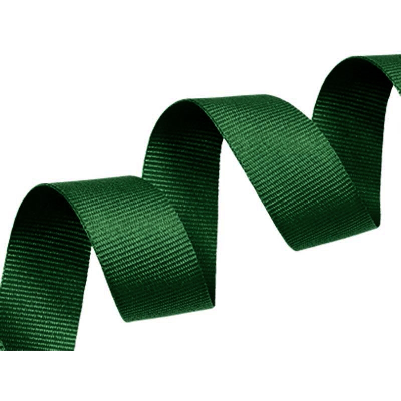 Grosgrain ribbon 20 mm/0,40 mm dark green (295)