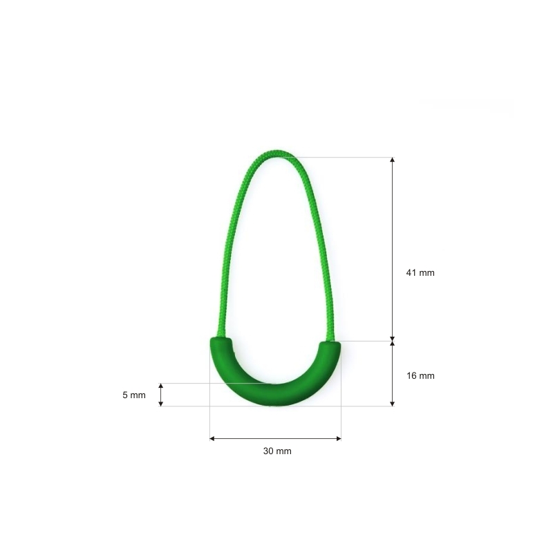 Zawieszka / Przywieszka do suwaka 0217 (151) zielona
