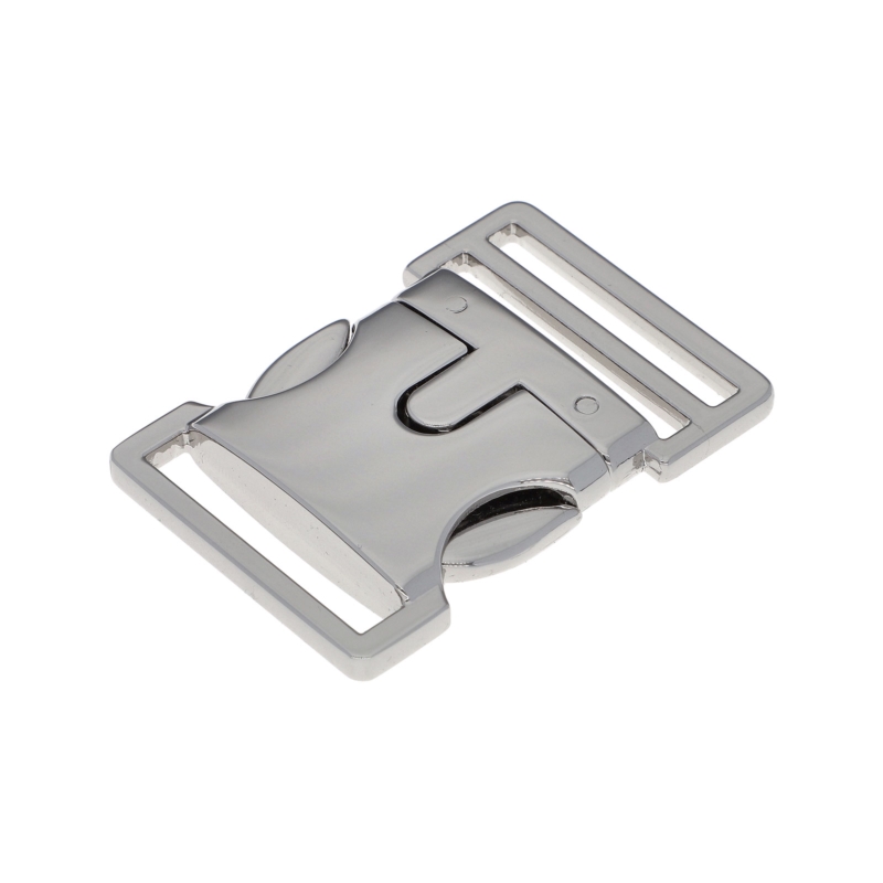 Metal buckle 0324-3025 30 mm glossy nickel 1 pcs