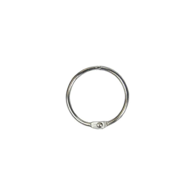 METAL OPENED RING 25/2,2 MM NICKEL 100 PCS