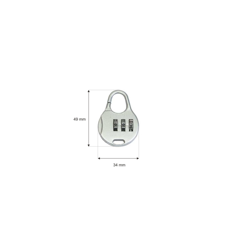 METAL PADLOCK COMBINATION LOCK 108 1 PCS