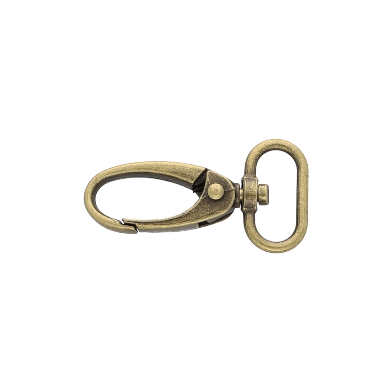 METAL SNAP  HOOK 0037 20  MM OLD GOLD 1  PCS