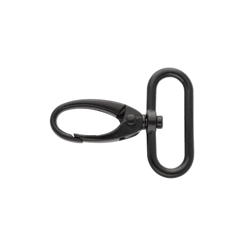 METAL SNAP HOOK 32 MM 0037 MATT BLACK 1     PCS