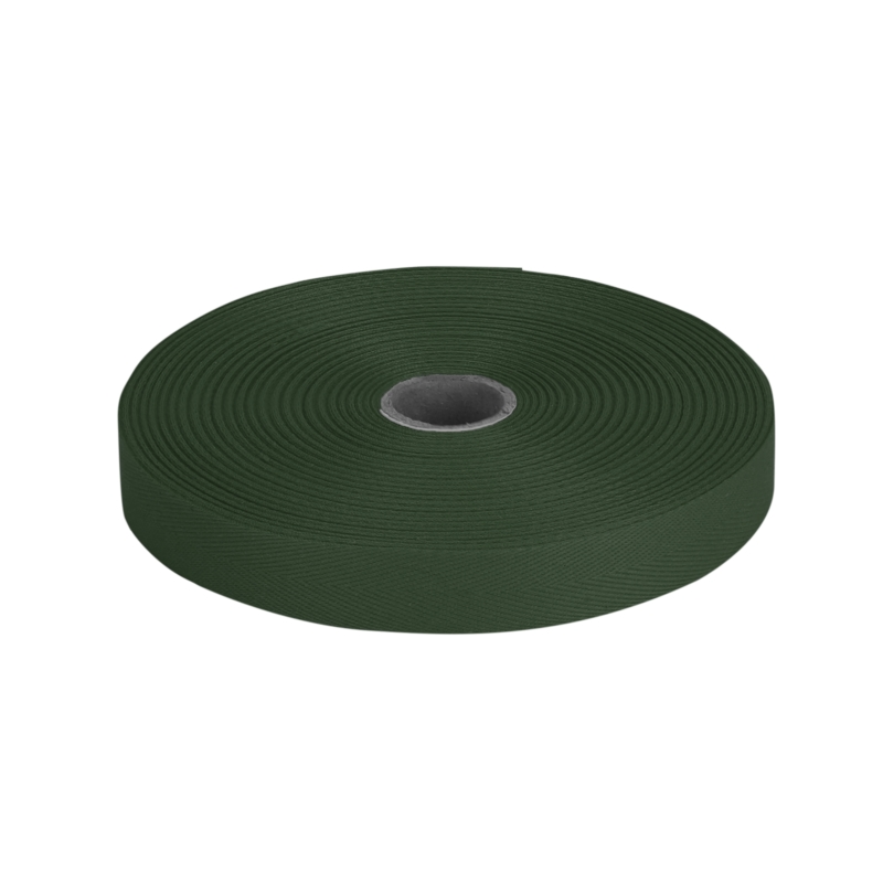 Cotton Twill Tape 25 mm/0,35 mm green (153)