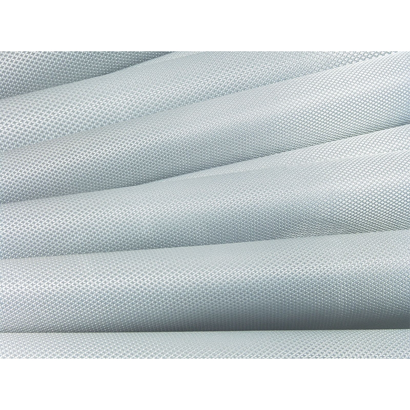 Polyester decorative fabric pvc covered silver 148 cm 50 mb