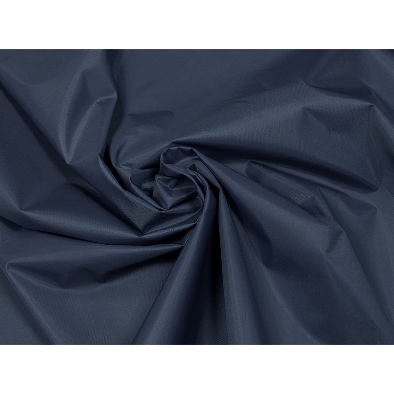 POLYESTER FABRIC 190D PVC COVERED NAVY BLUE 150 CM 1 RMT