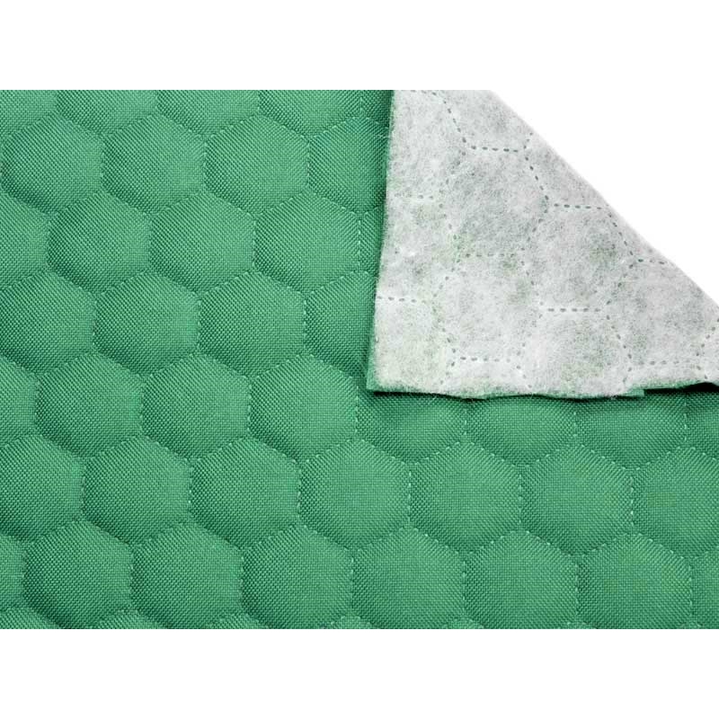 Quilted polyester fabric Oxford 600d pu*2 waterproof honeycomb (533) mint 160 cm