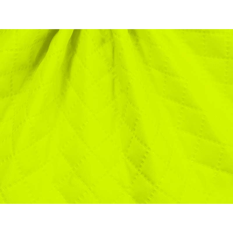 POLYESTER-STEPPSTOFF 420D KARO PU-BESCHICHTET GELB NEON 1003 150 CM 25 LM