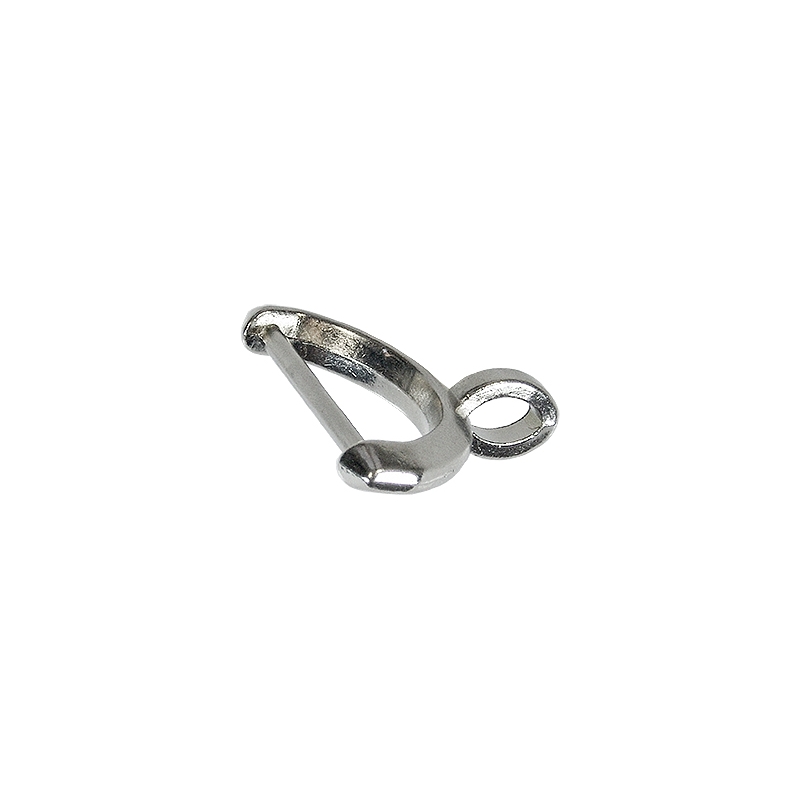 METAL D-RING 30/12/7 MM NICKEL CAST 100   PCS