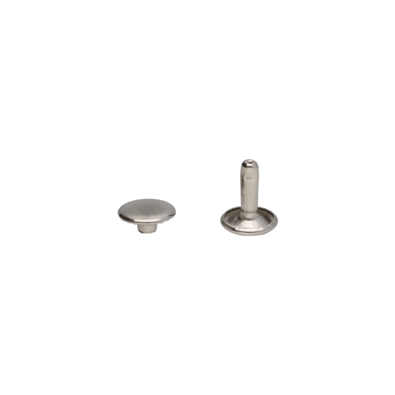 METAL   RIVET TWO-SIDED LUX 10/3/12 MM NICKEL