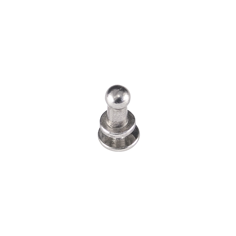 BUTTON  STUD SCREWBACK 4/3/6/8 MM NICKEL