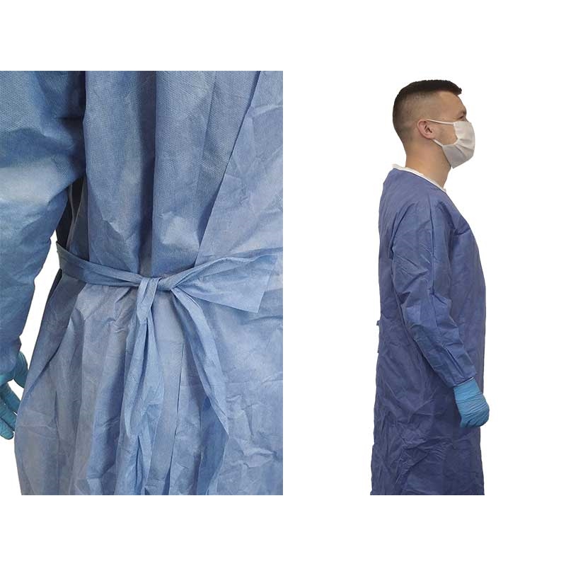 PROTECTIVE  GOWN, BLUE