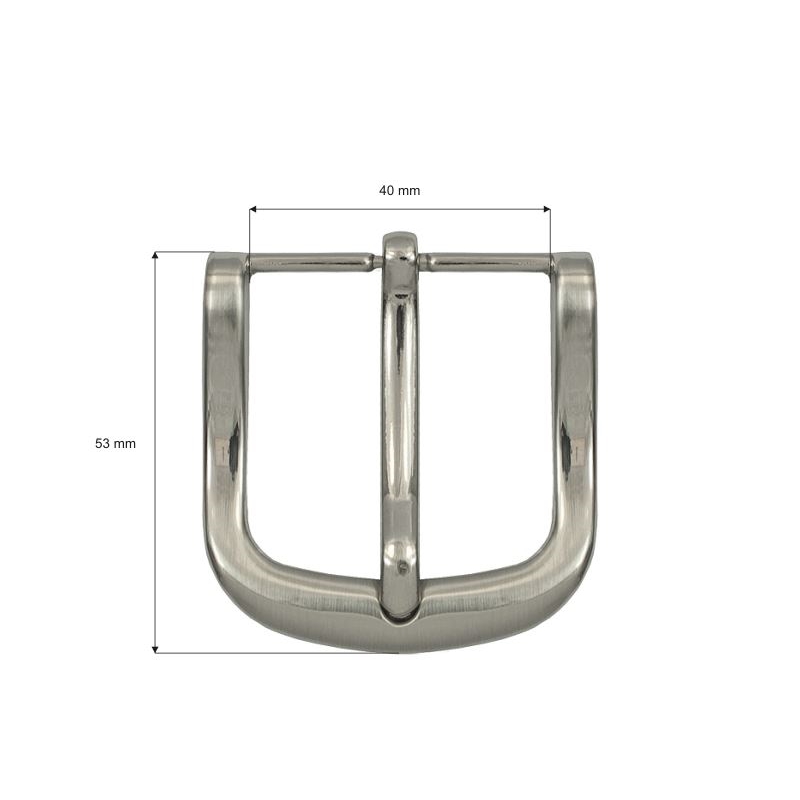 Gürtelschnalle aus metall 40 mm yp1379 nickel abguss 8 st.