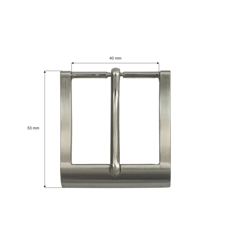 Gürtelschnalle aus metall 40 mm yp1378 nickel abguss 8 st.