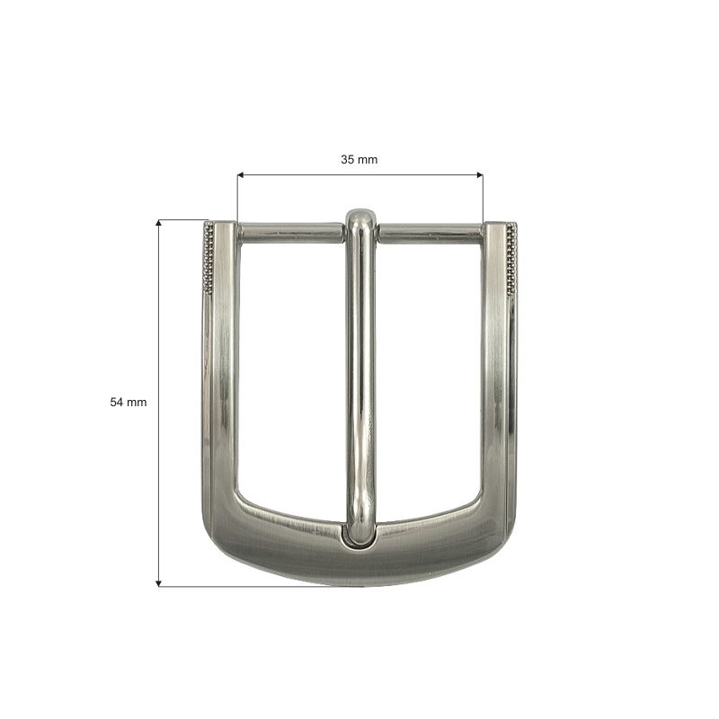 Gürtelschnalle aus metall 35 mm yp0750 nickel abguss 8 st.