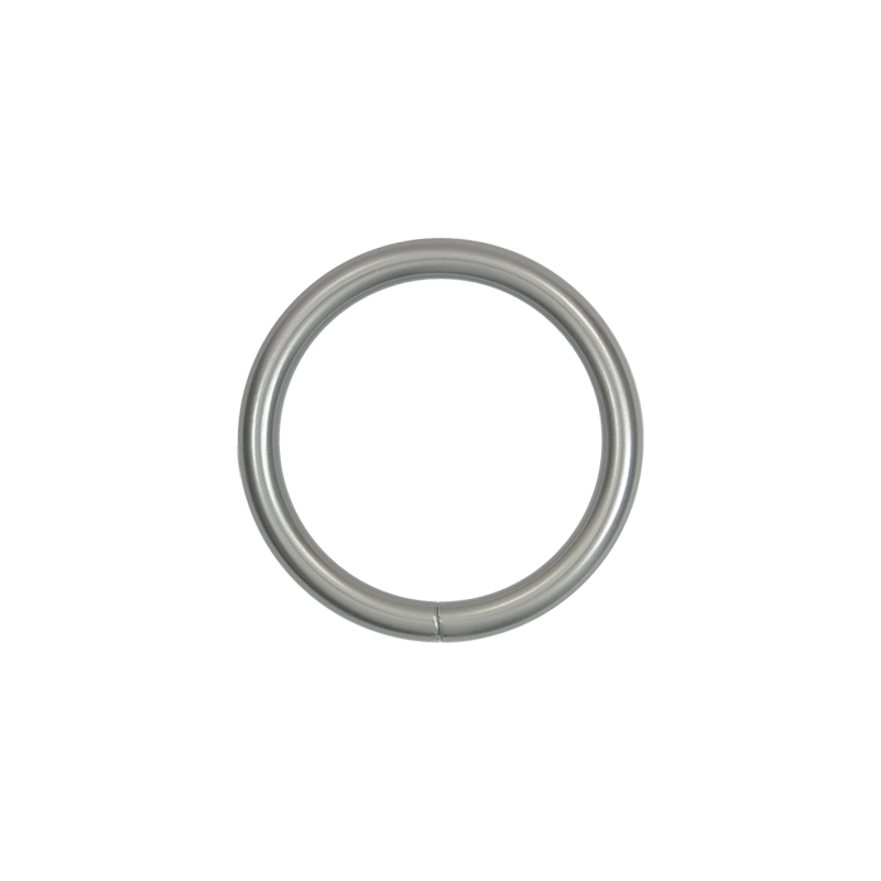 EXTRA MATT METAL RING 38/5 MM MATT NICKEL WIRE 100 PCS