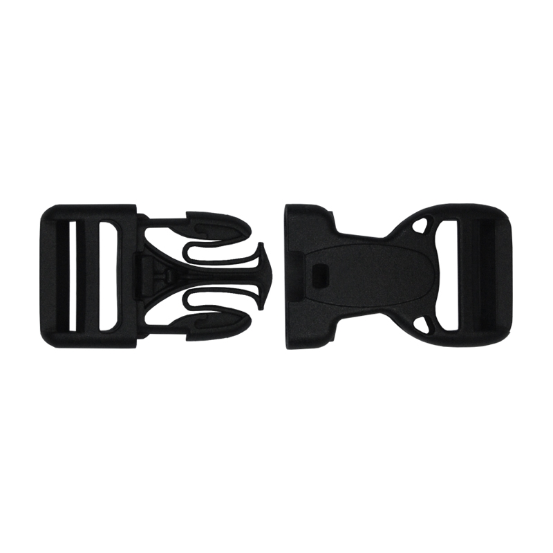 Plastic buckle 25 mm jagna black 25 pcs