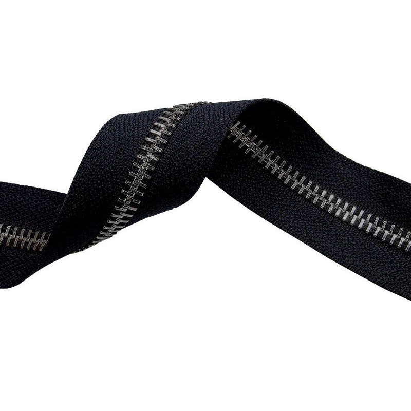 METAL ZIPPER   TAPE 5 (580) BLACK NICKEL