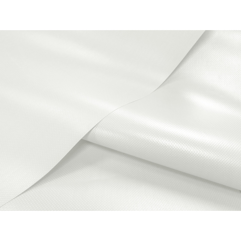 POLYESTER FABRIC TARPAULIN WHITE 150 CM 40 MB