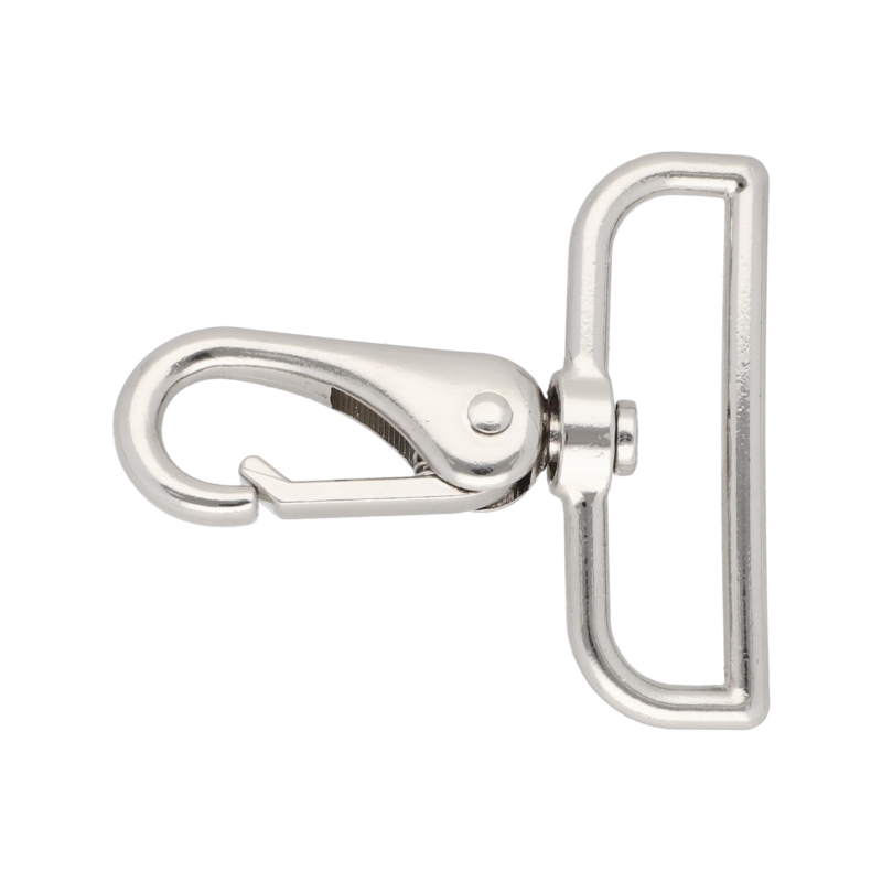 METAL SNAP   HOOK&nbsp50  MM  DOMINIK NICKEL 1 PCS