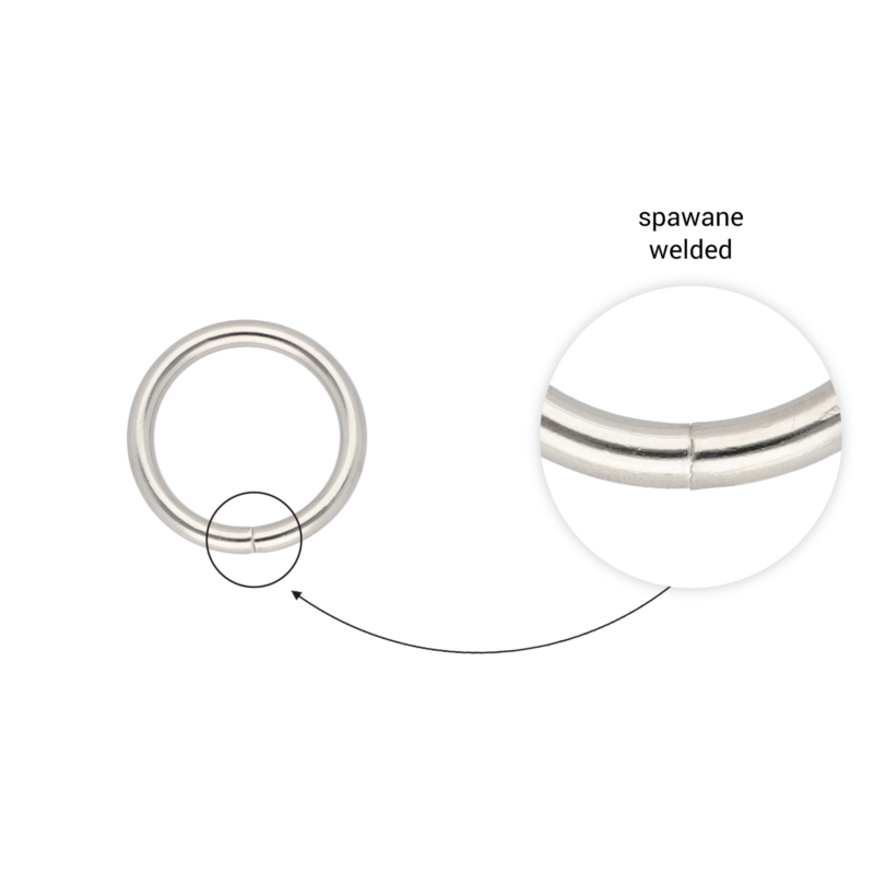 METALLRING 20/3 MM NICKEL GESCHWEISST 100 ST.