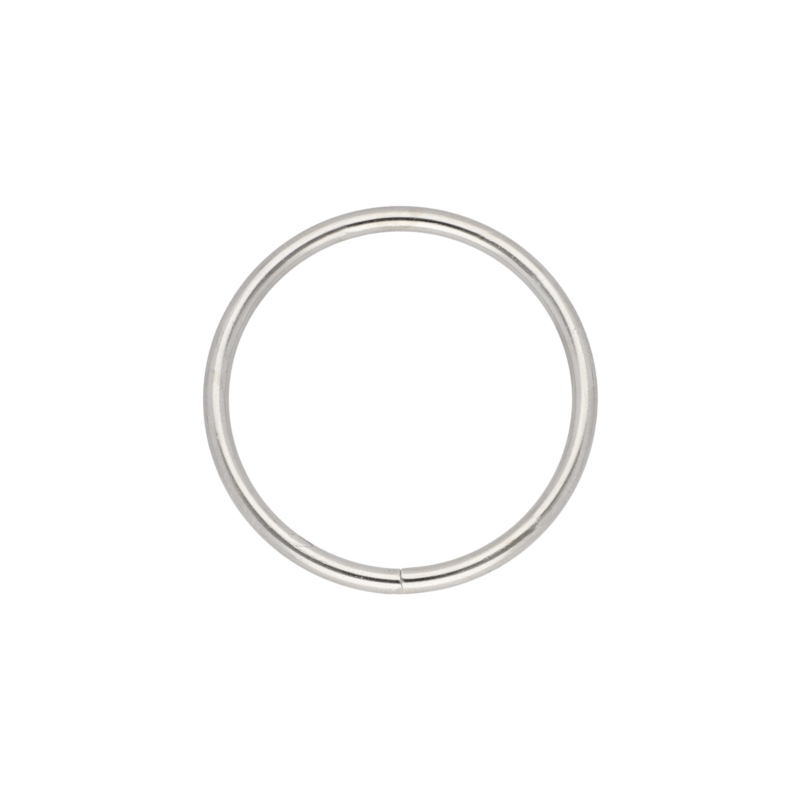 METAL RING 40/3 MM NICKEL WELDED 100 PCS