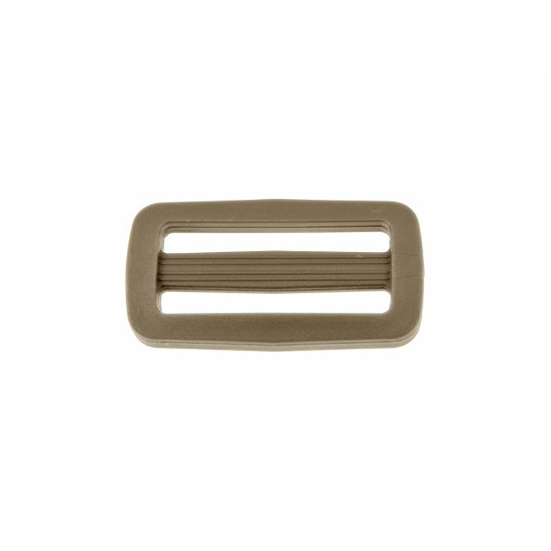 Plastic slide buckle 38/16 mm Ignacy beige 100 pcs